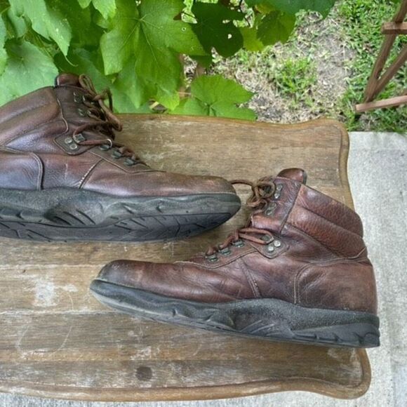 Red Wing Leather Steel Toe Work Boots Mens Sz 13 D Lace Up Oilfield Construction main image 10